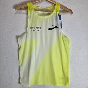 Brooks Beasts Pro Elite Singlet Mens XS Running Tank Moisture Wicking Seattle